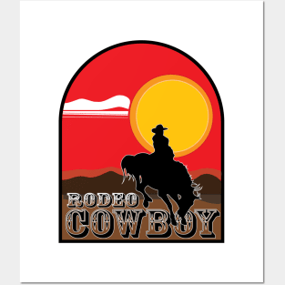 Rodeo Cowboy Posters and Art